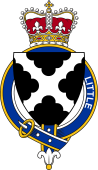 British Garter Coat of Arms for Little (Scotland)