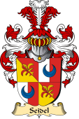 v.23 Coat of Family Arms from Germany for Seidel