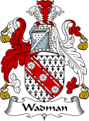 English Coat of Arms for the family Wadman
