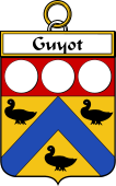 French Coat of Arms Badge for Guyot
