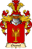 French Family Coat of Arms (v.23) for Chesnel