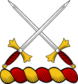 Family crest from Ireland for Gun (Tipperary)
