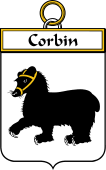 French Coat of Arms Badge for Corbin