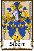 German Coat of Arms Wappen Bookplate  for Sibert