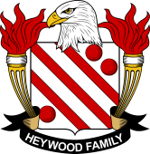 Coat of arms used by the Heywood family in the United States of America