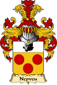 French Family Coat of Arms (v.23) for Nepveu