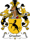 German Wappen Coat of Arms for Grueber