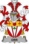 Irish Coat of Arms for Orr