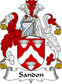 English Coat of Arms for Sandon