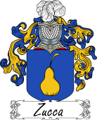 Araldica Italiana Coat of arms used by the Italian family Zucca