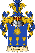 French Family Coat of Arms (v.23) for Chauvin