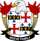 Coat of arms used by the Reeve family in the United States of America