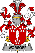Irish Coat of Arms for Worsopp
