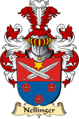 v.23 Coat of Family Arms from Germany for Nellinger