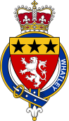 Families of Britain Coat of Arms Badge for: Whatley or Wheatley (England)