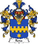 Italian Family Coat of Arms (v.25b) Rena