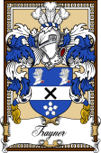 Scottish Coat of Arms Bookplate for Trayner (Edinburgh)