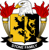 Coat of arms used by the Stone family in the United States of America