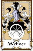 German Coat of Arms Wappen Bookplate  for Wehner