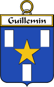 French Coat of Arms Badge for Guillemin