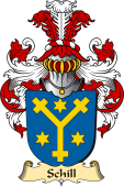 v.23 Coat of Family Arms from Germany for Schill