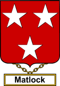 English Coat of Arms Shield Badge for Matlock
