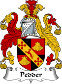 English Coat of Arms for the family Pedder