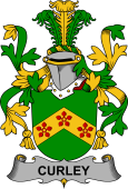 Irish Coat of Arms for Curley or McTurley