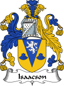 English Coat of Arms for the family Isaacson