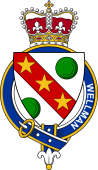 Families of Britain Coat of Arms Badge for: Wellman (England)