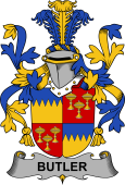 Irish Coat of Arms for Butler