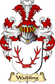 v.23 Coat of Family Arms from Germany for Waibling