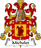 Coat of Arms from France for Michelet