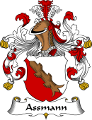 German Wappen Coat of Arms for Assmann