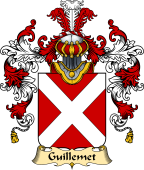 French Family Coat of Arms (v.25) Guillemet