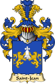 French Family Coat of Arms (v.23) for Saint-Jean