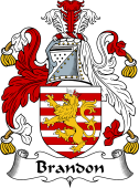 English Coat of Arms for the family Brandon