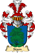 v.23 Coat of Family Arms from Germany for Stam