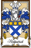 Scottish Coat of Arms Bookplate for Kirkpatrick