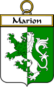 French Coat of Arms Badge for Marion