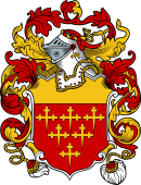 English or Welsh Coat of Arms for Arderne (1553)