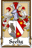 German Coat of Arms Wappen Bookplate  for Seelig
