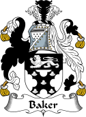 English Coat of Arms for Baker