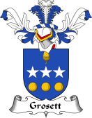 Coat of Arms from Scotland for Grosett