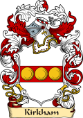 English or Welsh Family Coat of Arms (v.23) for Kirkham (Northamptonshire)
