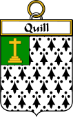 Irish Badge for Quill or O'Quill