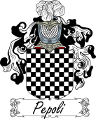 Araldica Italiana Coat of arms used by the Italian family Pepoli
