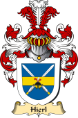 v.23 Coat of Family Arms from Germany for Hierl