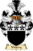 English Coat of Arms (v.23) for the family Vickery