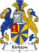 English Coat of Arms for the family Kirkton